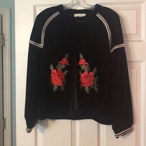 Elodie velvet jacket